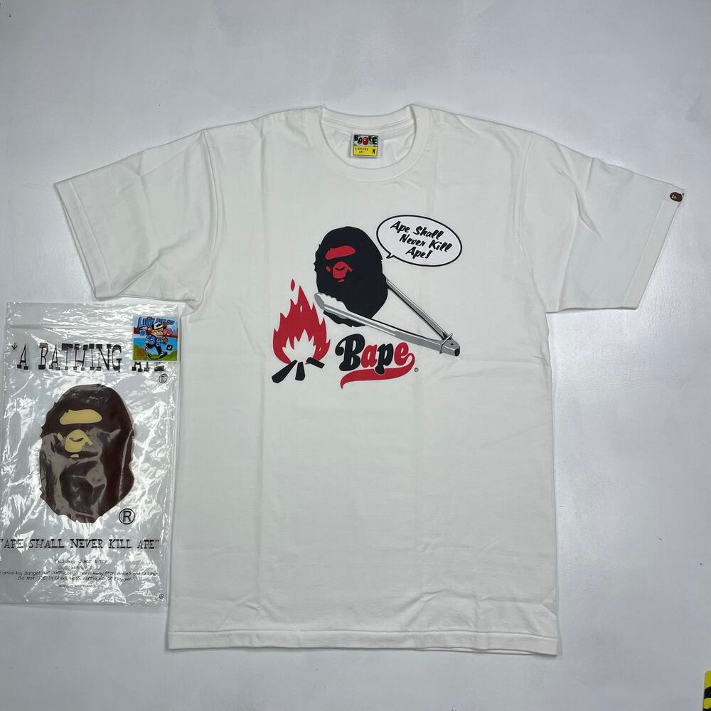 BAPE "A.S.N.K.A" Camp Tee -Size M